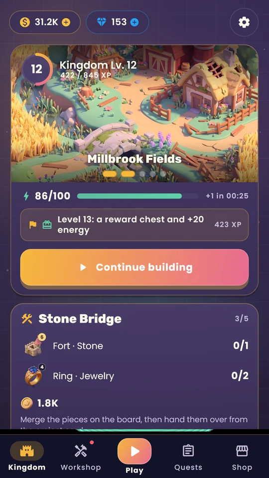 Merge Kingdom screenshot