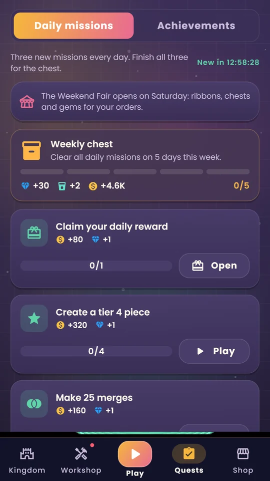 Merge Kingdom screenshot