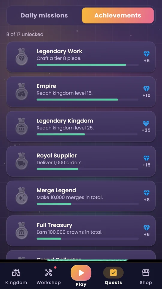 Merge Kingdom screenshot